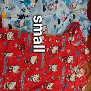 Hello kitty scrub tops rare